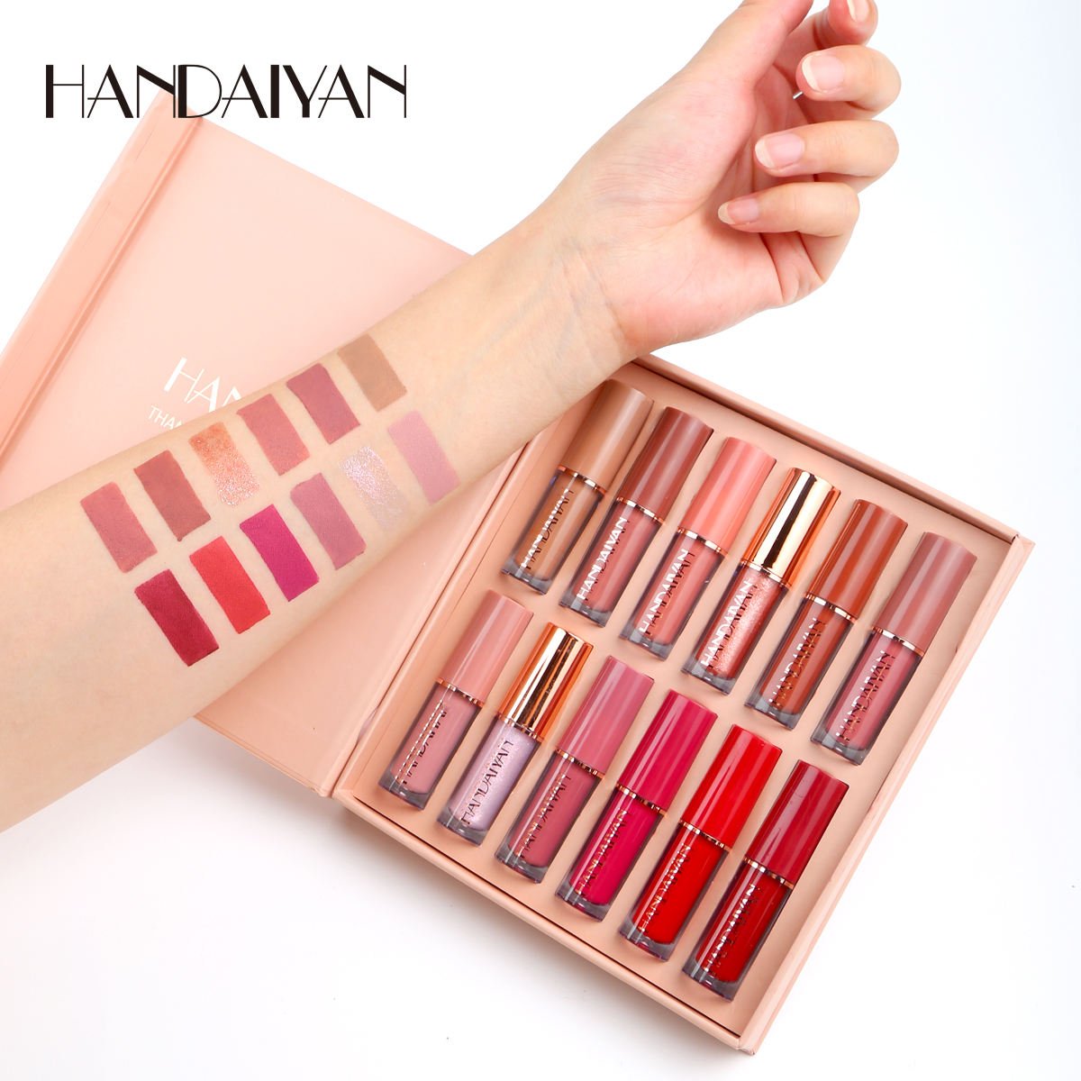 Handaiyan 12 Color Matte Liquid Lipstick - Image 1