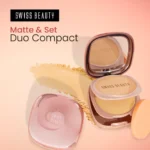 SWISS BEAUTY MATTE & SET DUO 2 IN 1 COMPACT SB424