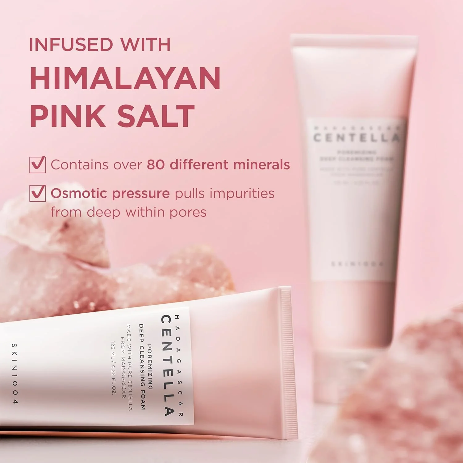 71Vx62y2VnL._SL1500_VGLEStudios SKIN1004 CENTELLA DEEP CLEANSING FOAM 125ML - Image 1