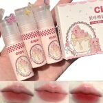 3 Pieces Set CIOV TeaCup Bear Velvet Lip Mud Matte Finisher
