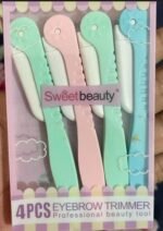 SWEET BEAUTY 4 PCS EYEBROW TRIMMER BX-3503