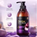 Sadoer Onion Black Seed Oil Shampoo, Plant Essence Hair Growth Repair and Dandruff Removal Shampoo 500ml - Image 4