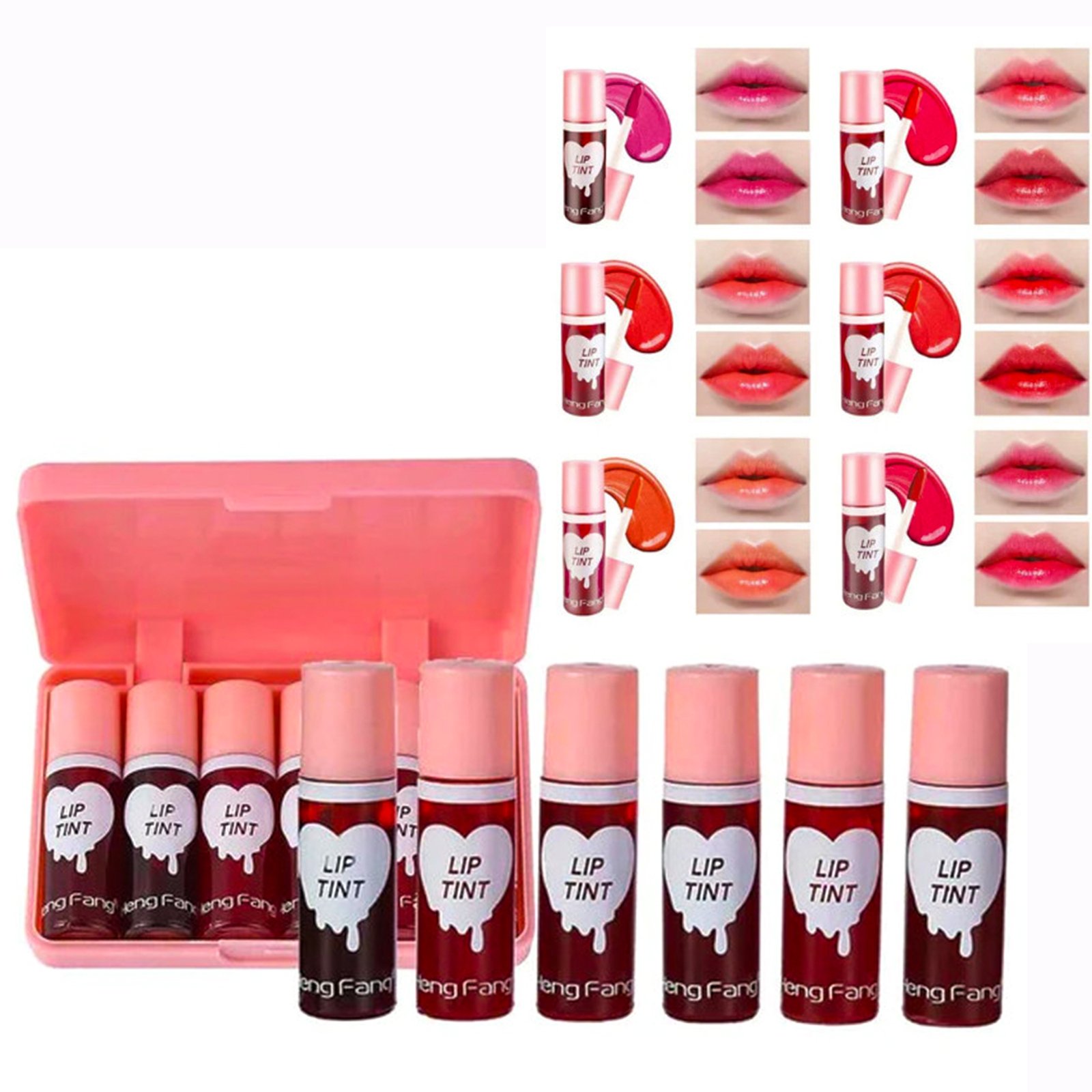hengfang liptint Heng Fang 3D Lip Tint 6 piece set - Image 1