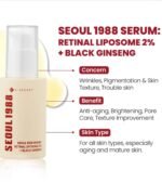 K-SECRET SEOUL 1988 Retinal Liposome 2% SERUM 30ML - Image 3