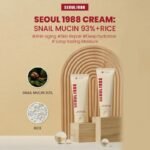 K-SECRET SEOUL 1988 CREAM SNAIL MUCIN 93% RICE CREAM 100ML - Image 2