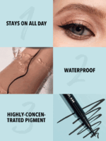 SHE GLAM Precision waterproof LIQUID EYELINER 0.6ML - Image 4