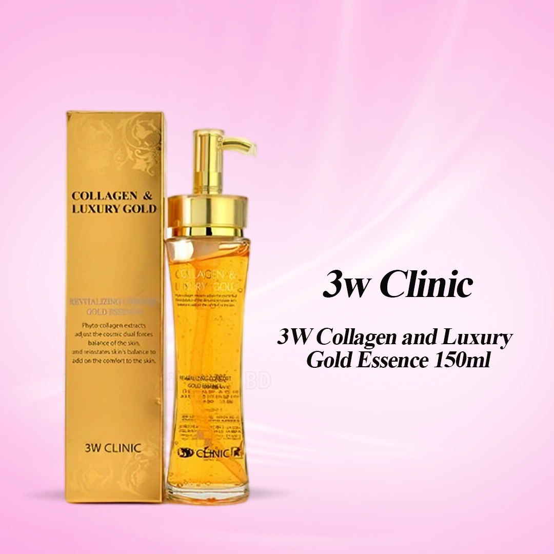 3W-Collagen-and-Luxury-Gold-Essence-150ml 3W COLLAGEN & LUXURY GOLD ESSENCE 150ML - Image 1