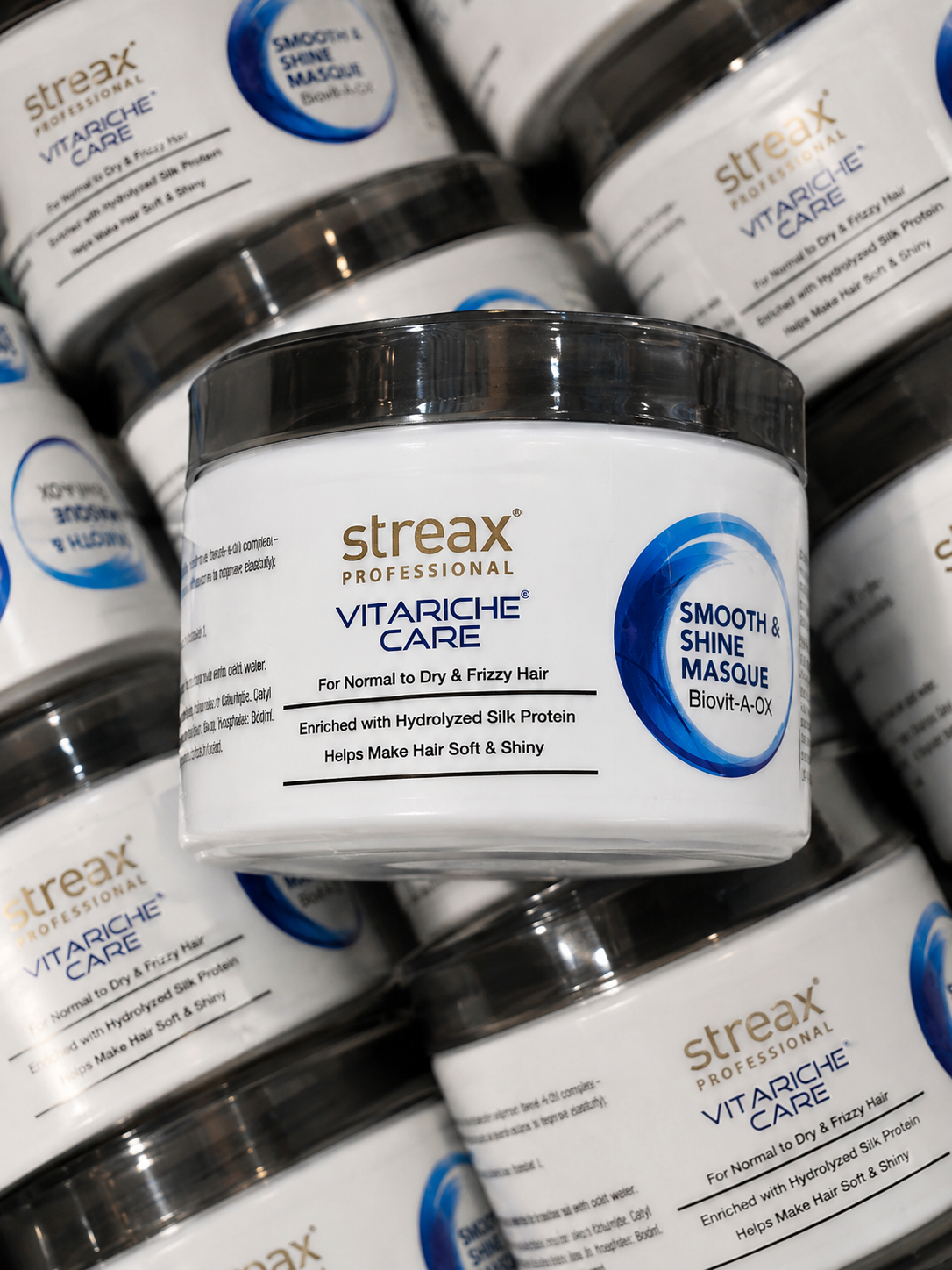 8204d20d-4d91-4fd2-81f6-cbd989a917f4 STREAX VITARICHE CARE Dry & Frizzy HAIR MASK - Image 1