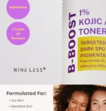NINELESS 1% KOJIC ACID TONER  200ML - Image 3