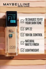 MAYBELLINE FIT ME FOUNDATION 16H 30ml