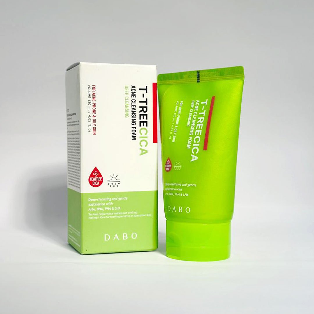 dabo-t-tree-cica-acne-cleansing-foam-120-ml-2 DABO T-TREE CICA FACE WASH 120ML - Image 1