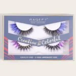 Magenta eyelashes 1 pair - Image 6