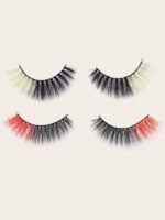 Magenta eyelashes 1 pair - Image 4