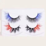 Magenta eyelashes 1 pair - Image 8
