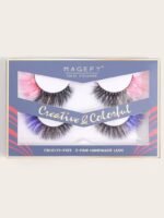 Magenta eyelashes 1 pair