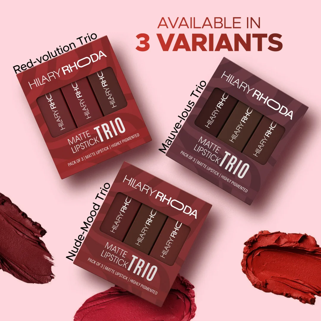 7_bb4efba7-385a-4d79-bef5-65b900dd9f47 HILARY RHODA MATTE TRIO LIPSTICK HR-2034 - Image 1