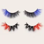 Magenta eyelashes 1 pair - Image 10