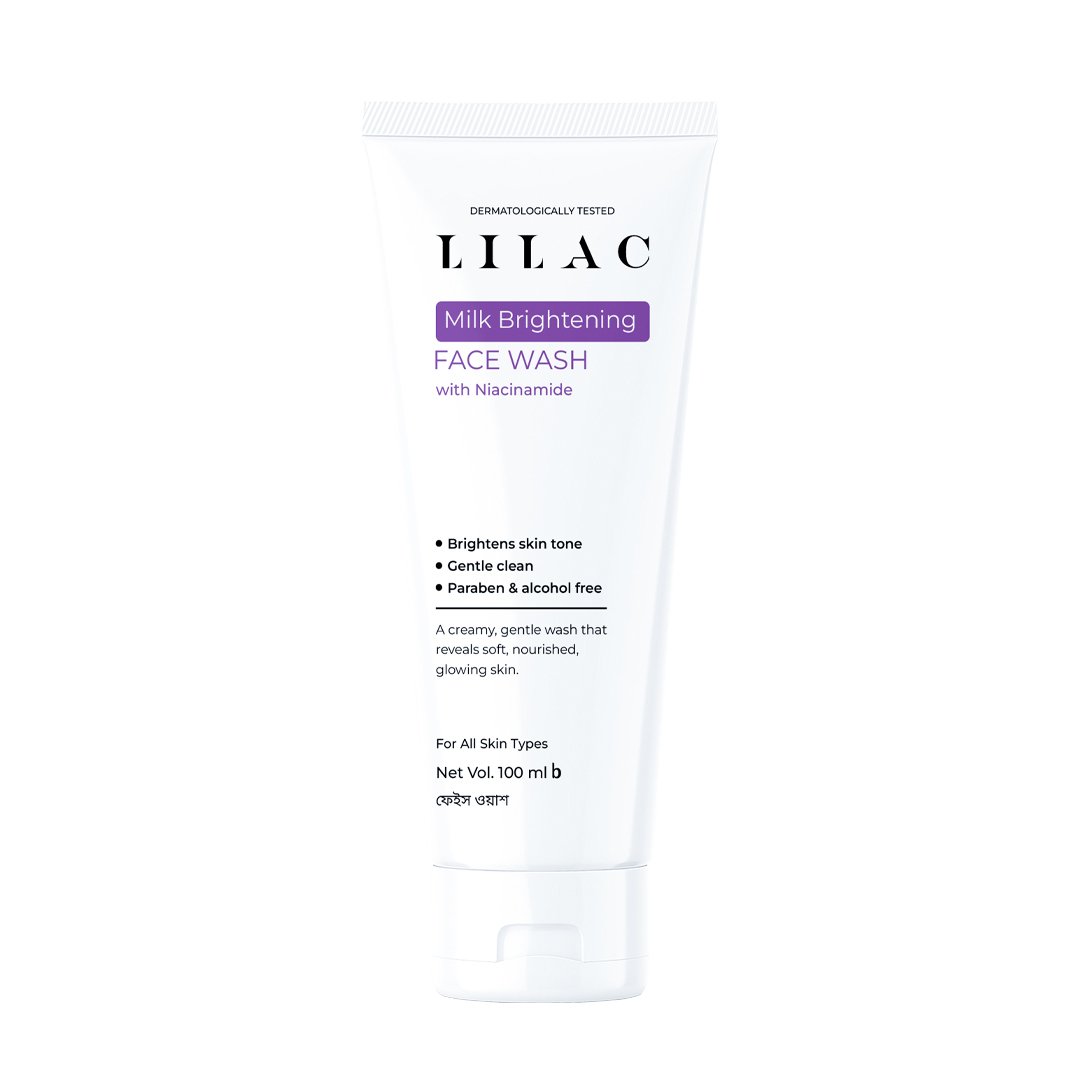 lilac-brightening-milk-facewashjpg-1 LILAC MILK BRIGHTENING FACE WASH 100ML - Image 1