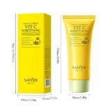 SADOER VIT C WHITENING FACE WASH 100ML SD01263 - Image 3