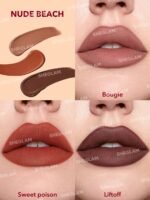She Glam Matte Allure Mini Liquid Lipstick 3pcs Set-Nude Beach - Image 3