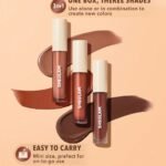 She Glam Matte Allure Mini Liquid Lipstick 3pcs Set-Nude Beach