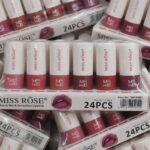 MISS ROSE 24 PCS AZURE SKY & VERMILION  LIPSTICS NO:7301-015Z1