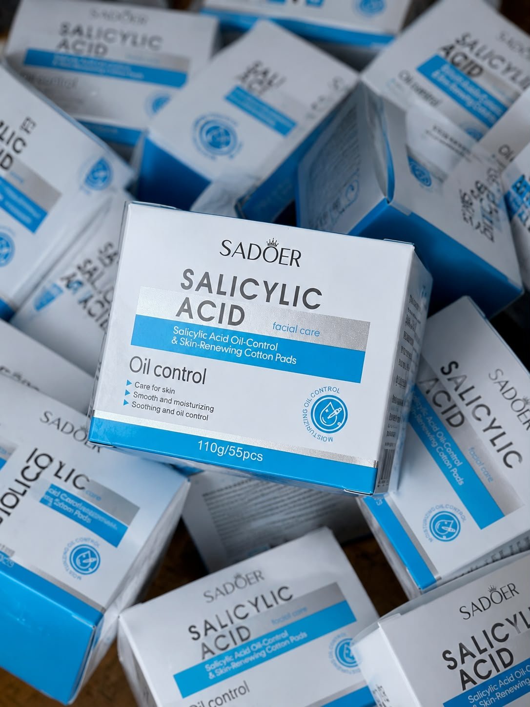 738217019_1018433810933669_8839014941611397509_n SADOER SALICYLIC ACID OIL CONTROL 55PCS COTTON PADS 110G - Image 1