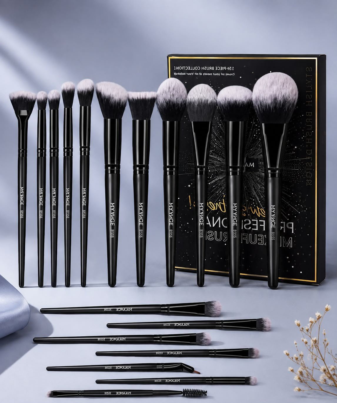 762474526_981824174893232_8020153748257859180_n MAANGE 18 PCS BLACK PINK BROWN MIX BRUSH - Image 1