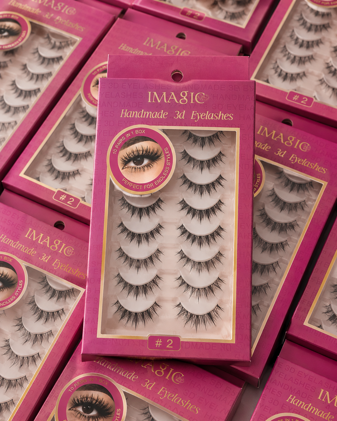 8a3df754-d022-4304-986c-281c21fdc572 IMAGIC 10 PAIR HANDMADE 3D EYELASHES - Image 1