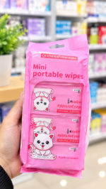 QIANHUI MINI PORTABLE WET WIPES (8pcs) - Image 8