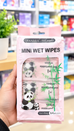 QIANHUI MINI PORTABLE WET WIPES (8pcs) - Image 4