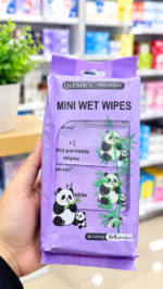 QIANHUI MINI PORTABLE WET WIPES (8pcs) - Image 5